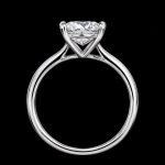 2ct Oval Cut Lab Diamond 14k White Gold - Image 2