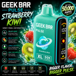 Geek Bar Pulse XL Disposable Vape – Strawberry Kiwi | Sweet Strawberry & Tangy Kiwi | Rechargeable | Up to 50,000 Puffs