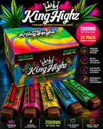KingHighz Cannabis Infused Chocolate Bars – 25 Count Variety Pack | Premium Chocolate Collection | 2000MG Total THC