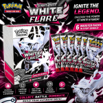 Pokémon Scarlet & Violet: White Flare Booster Bundle | 6 Booster Packs | Factory Sealed