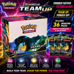 Pokémon Sun & Moon: Team Up Booster Box | 36 Booster Packs | Factory Sealed | Official Pokémon TCG